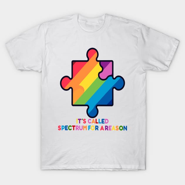 Spectrum For A Reason: Mind Body Balance T-Shirt by maknatess